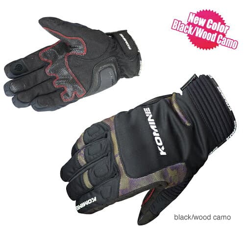 【10日限定！クーポン配布！】 コミネ KOMINE バイク用 グローブ Gloves GK-801 ウインターグローブ-カルタゴ ブラック デジタル カモ 黒 迷彩 Mサイズ 06-801/BK/DカモM