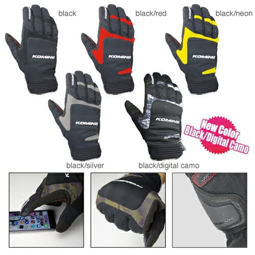 【10日限定！クーポン配布！】 コミネ KOMINE バイク用 グローブ Gloves GK-801 ウインターグローブ-カルタゴ ブラック 黒 Mサイズ 06-801/BK/M thumbnail 2