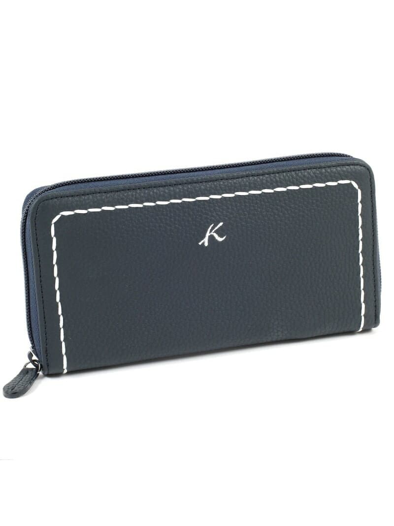 (W)長財布 YH0208 Kitamura キタムラ 財布・ポーチ・ケース 財布 イエロー ブルー ベージュ ネイビー【送料無料】[Rakuten Fashion]