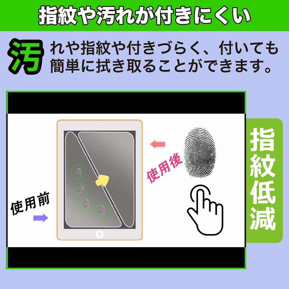 【お買い物マラソンポイント2倍】 保護フィルム iPad mini ( A17 Pro ) 第7世代 ( 2024 ) 8.3インチ 向けの ブルーライトカット フィルム アンチグレア 日本製 thumbnail 3