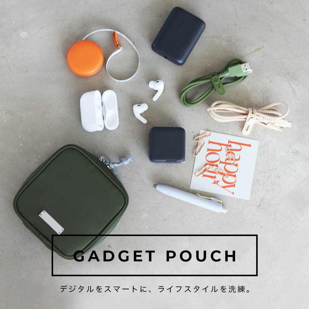 【期間限定価格 9日14時まで】MOTTERU(モッテル) sofumo mashikaku pouch(マシカクポーチ) スタイリッシュ ガジェットポーチ メイクポーチ 収納 自立 旅行 シンプル スクエア 全2色（MOT-GPOUCH03） thumbnail 3