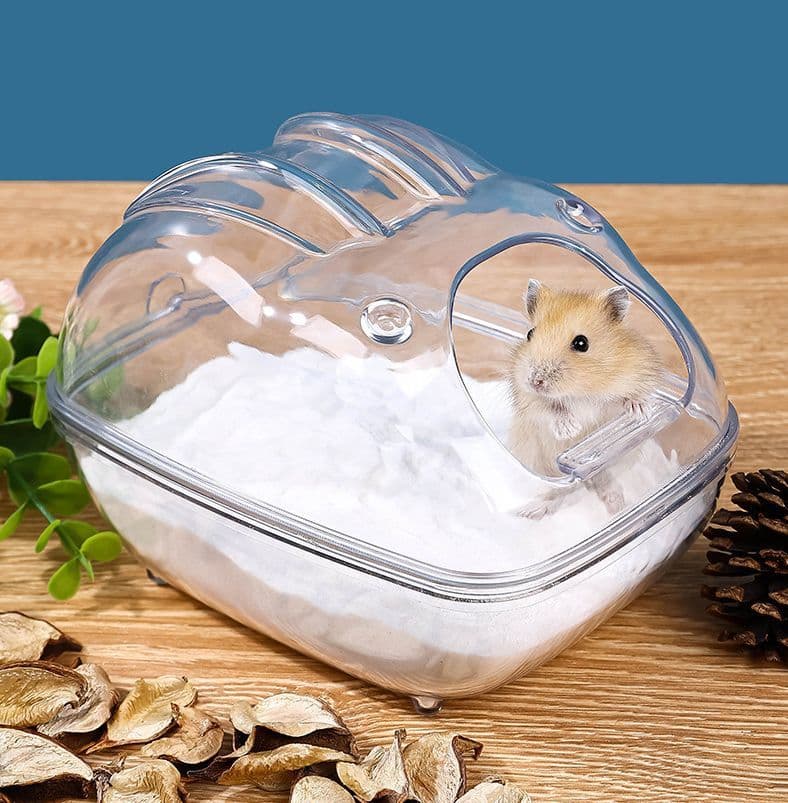 送料無料 ケージ ハムスター 小動物用品 ペット ペットグッズ 四角 透明 クリア 水洗い 清潔 飼育ボックス サイズ 多数 thumbnail 2