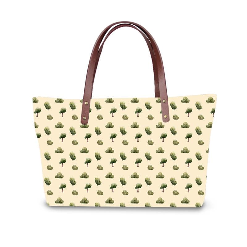 ショルダーバッグ レディース 大容量 PUレザー カートゥーンベア リス 小花柄 アフリカガール トートバッグ 肩掛け 欧米風 ファスナー開閉 A4対応 通勤 通学 旅行 マザーズバッグ 内ポケット付き カジュアル 女性用 鞄