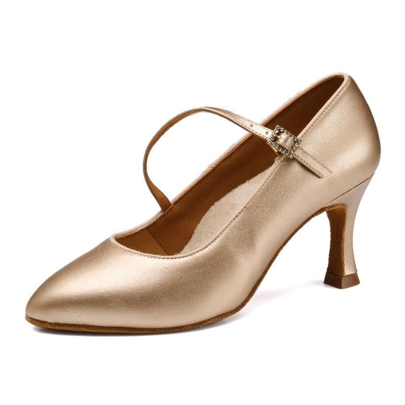 ダンスシューズ レディース プロフェッショナル 室内用 競技用 スエード底 モダン 社交ダンス ハイヒール 合成皮革アッパー レザーソール バランス重視