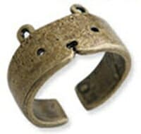 DCMR Jewelry ジュエリー 可愛い シンプル キュート オシャレ な レトロ くまさん の 指輪 アクセサリー (アンティークシルバー) thumbnail 3