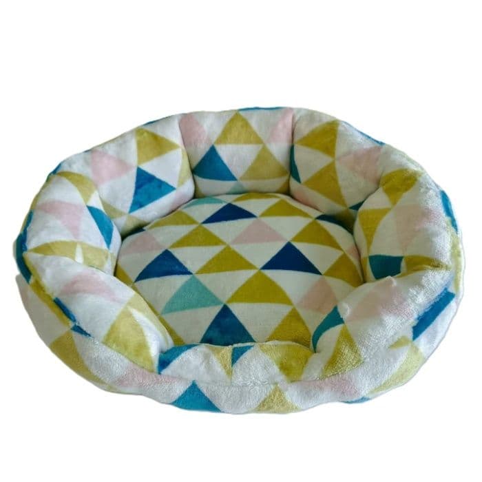 ナフコ あったかフランネルサークルベッド ルナール YE