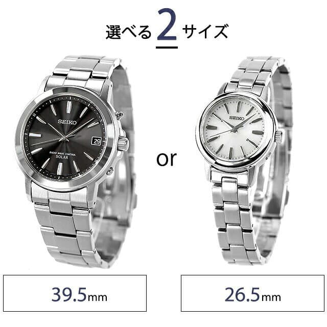 【半額 29700円引き】 セイコーセレクション 電波ソーラー 腕時計 ソーラー電波腕時計 メンズ レディース ペアウォッチ SBTM169 SBTM167 SBTM170 SSDY017 SSDY018 SSDY020 SEIKO SELECTION アナログ 黒 選べるモデル ブランド おしゃれ 防水 プレゼント 実用的 thumbnail 3