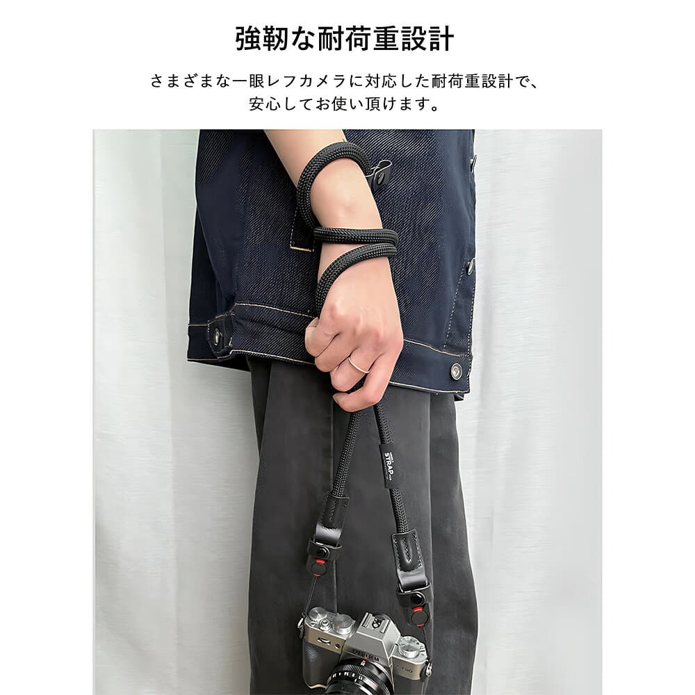 APEGG カメラストラップ 一眼レフ おしゃれ 斜め掛け 首掛け 肩掛け 太め かわいい ネックストラップ ショルダーストラップ ミラーレス デジカメストラップ 男女兼用 カメラアクセサリー camera ロープ 調整可能 長さ調節 カメラ用ストラップ カメラ用 thumbnail 2