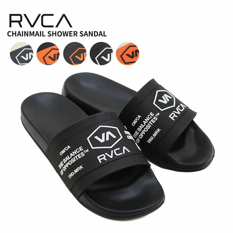 ルーカ サンダル RVCA CHAINMAIL SHOWER SANDAL メンズ シャワーサンダル スライド be041-971