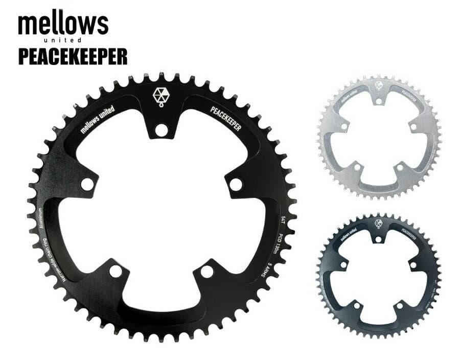 mellows united PEACEKEEPER "ピースキーパー" チェーンリング(ブラック / シルバー)