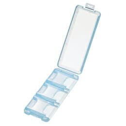 ☆サンワサプライ SDカードケース(6枚収納・クリアブルー) FC-MMC23SDCBL