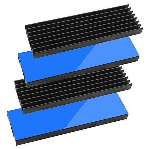 4個ヒートシンク 導熱接着シート4pcs付き 熱暴走対策 冷却ラジエーターフィンCPU Cチップ 回路基板 LEDアンプに適用 アル