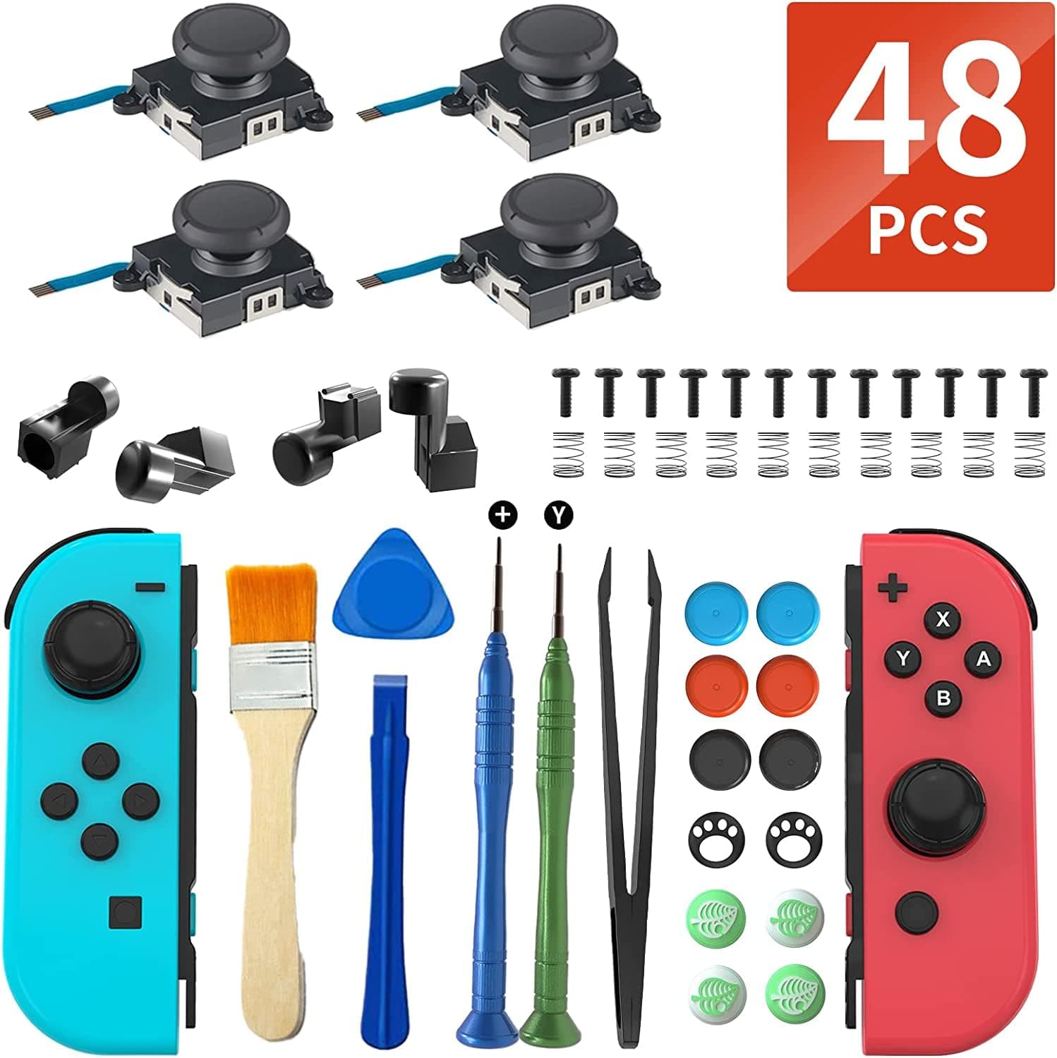 ジョイコン 修理 48 in 1 ジョイコン修理セットfor Switch/Switch ite/switch 有機elモデルジョイコン スイッ