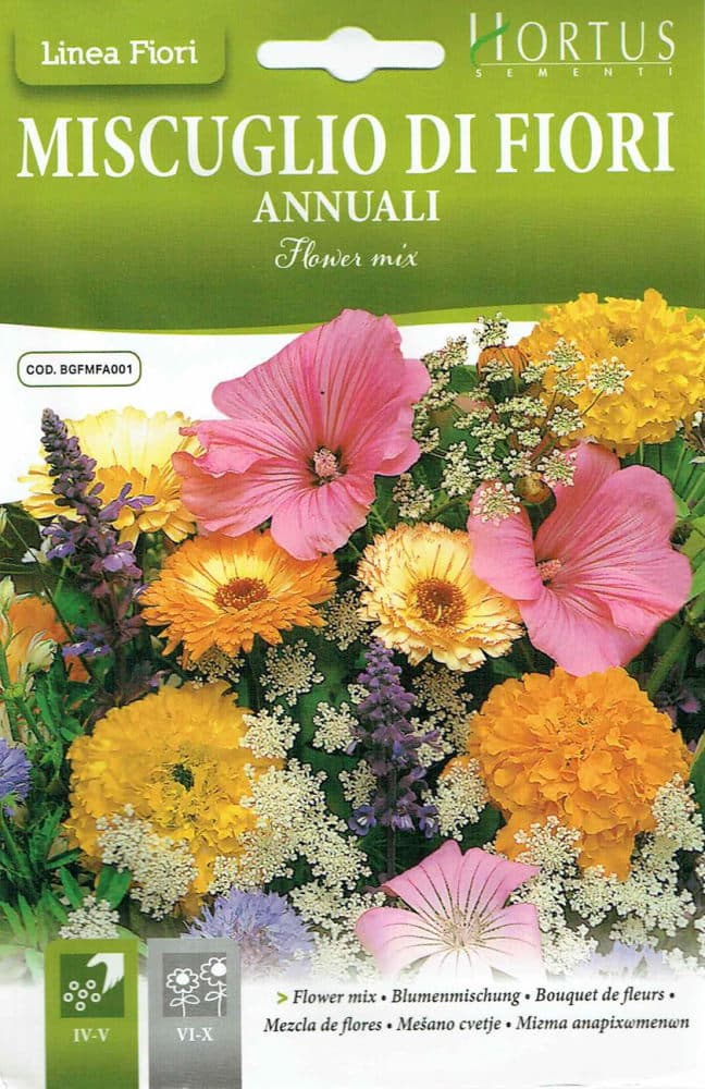【HORTUS社】一年草ミックス [内容量：1g][mx34]