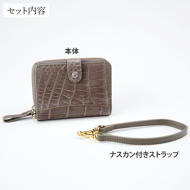 イタリアZUMAシャイニングクロコ コンパクト財布 日テレポシュレ(日本テレビ 通販 ポシュレ) thumbnail 3