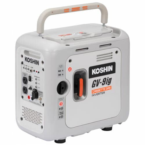 カセットガス式 インバーター発電機 GV-9ig 工進(KOSHIN) 900VA