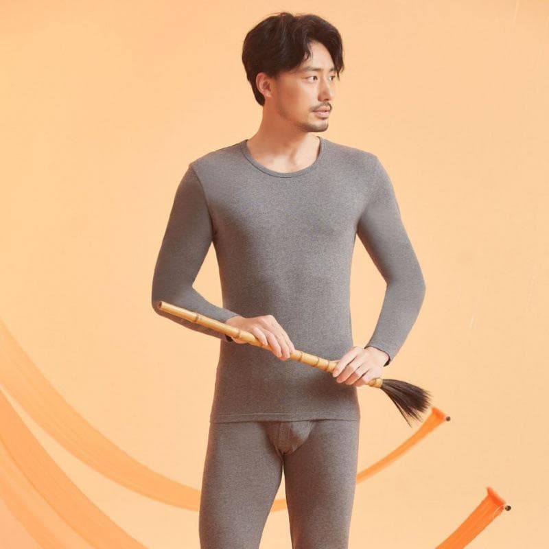 インナー レディース メンズ 上下 セット 綿100% 長袖 丸首 肌着 下着 薄手 保温 あったか 暖かい 肌に優しい 天然素材 敏感肌 アトピー 部屋着 ルームウェア