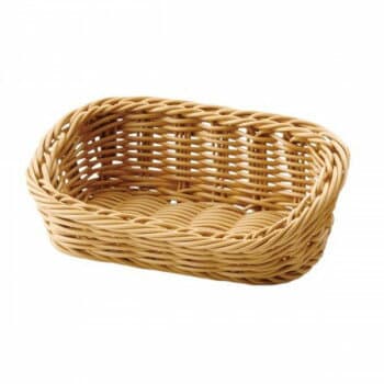 （同梱不可） 萬洋(まんよう) 樹脂アメニティバスケット角長(小)アイボリー 91-154A アメニティバスケット