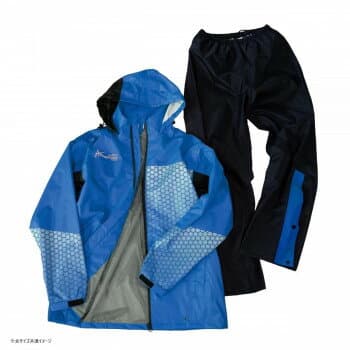 （代引き不可）（同梱不可） コヤナギ レインウェア レインストームアクティブ RSA-08 ブルー M 着心地と性能を追求したレインウェア