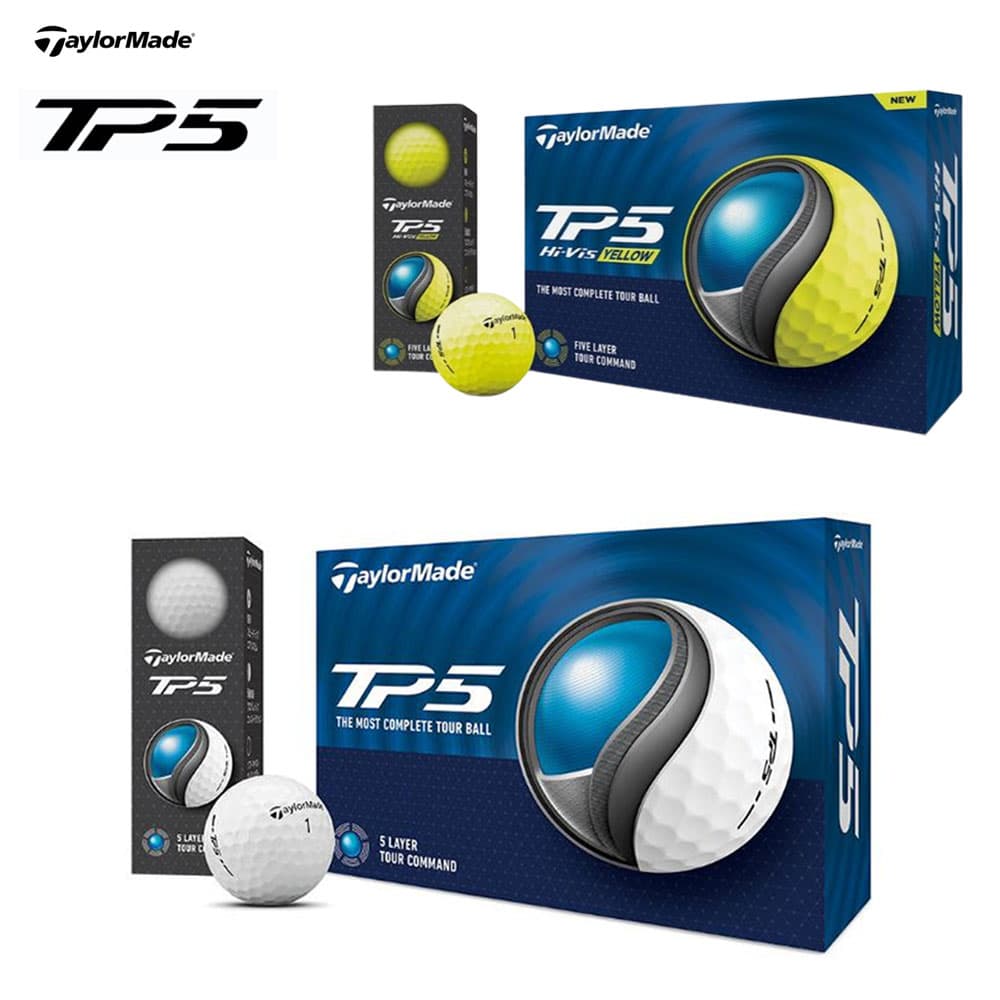 在庫限り テーラーメイド TP5 ゴルフボール 1ダース 12球入り 2024年モデル 日本正規品 TaylorMade