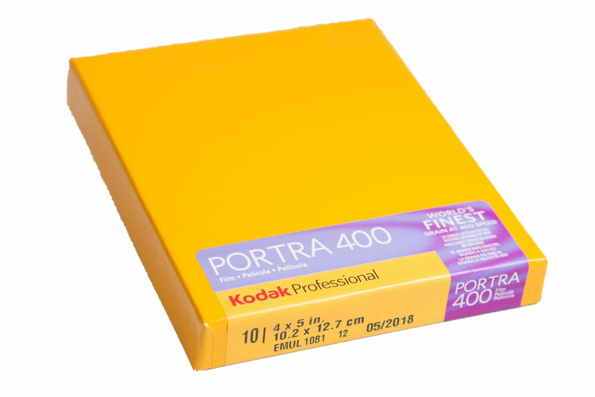 Kodak カラーネガフィルム ポートラ400 4X5(10枚入り) 8806465