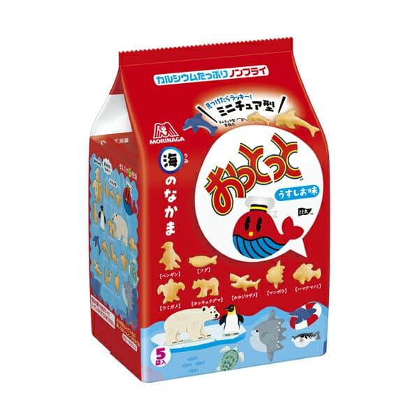 森永製菓 おっとっと＜うすしお味＞ 75g（15g×5小袋） 10コ入り 2026/04/07発売 (4902888275364)