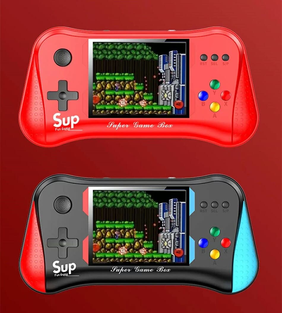 2人対戦可能 ポータブルゲーム機 500種ゲーム 本体 コントローラー付属 携帯ゲーム機 ミニゲーム 子供 ゲーム機 定番ゲーム 3.5インチHD大画面 2人対戦可能 充電式 AV端子 テレビゲーム機 アーケード テレビに接続可能 軽量 便利 コンパクト テレビ同画面対応 thumbnail 2