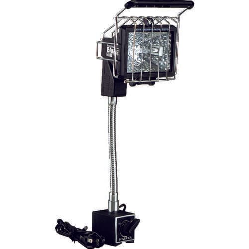 ハタヤ ミニハロゲンライト（マグネットタイプ）150W耐震ハロゲン球付 1．6m MH-M15 【107-3648】