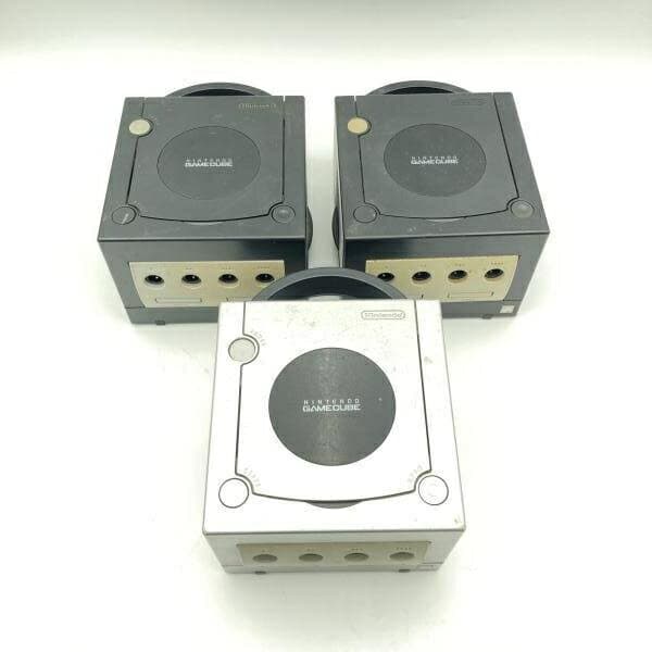 【中古】本体）【ジャンク】任天堂/ゲームキューブ本体3台まとめ 動作未確認/DOL-001[6]