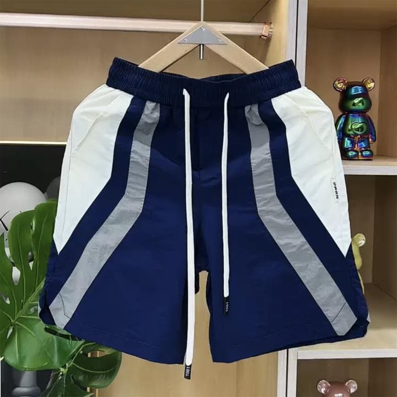 メンズ ファッション シンプル おしゃれ カジュアル 夏 カラー ショート パンツ ストレート ビーチ パンツ 速乾 ハーフ ショート パンツ