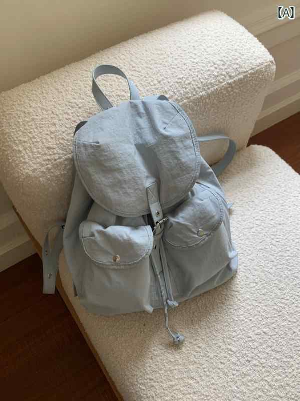 リュック レディース おしゃれ 普段使い バック パック 韓国 防水 抗 シワ ナイロン 通勤 旅行 スクール シンプル 軽量 涼しい 涼しい