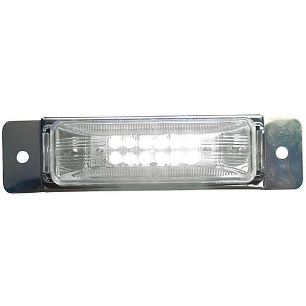 【Pa-manオリジナル】 車高灯 12LED(白色) DC24V 防水 クリアレンズ 1連 BH1LCC