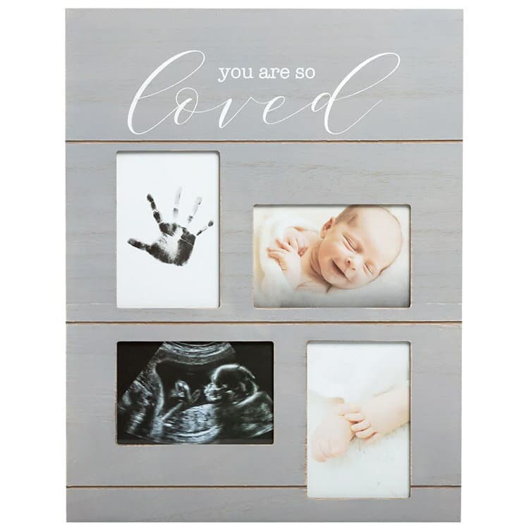 【2/4 20:00-15 23:59◆POINT10倍】ペアヘッド so loved コラージュ フォト フレーム 木製 写真立て 写真たて 手形 手形足型 新生児 おしゃれ メモリアル 記念 男の子 女の子 pearhead