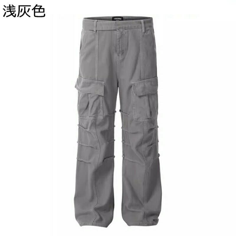 カーゴパンツ ワークパンツ レディース メンズ マルチポケット 戦術風 チノパンツ 春秋 ファッション カジュアル ルーズ 着痩せ かっこいい 韓国風 速乾性 着用感 伸縮性 ミリタリーパンツ