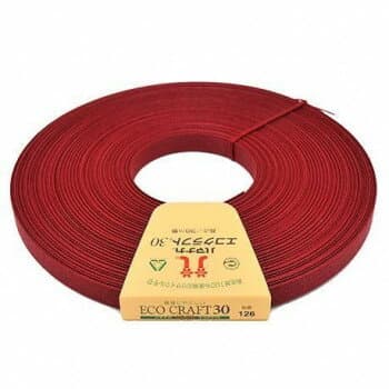 【メール便】 ハマナカ エコクラフト 30m巻 col.126 茜色【お寄せ品、返品キャンセル不可。欠品終売時連絡あり】