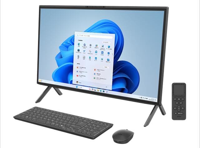 展示品　富士通 FUJITSU デスクトップPC FMV ESPRIMO FMVF77H3B 23.8型/ Core i7-1260P/ メモリ16GB/ SSD 512GB/ DVD/ Windows 11// ブラック