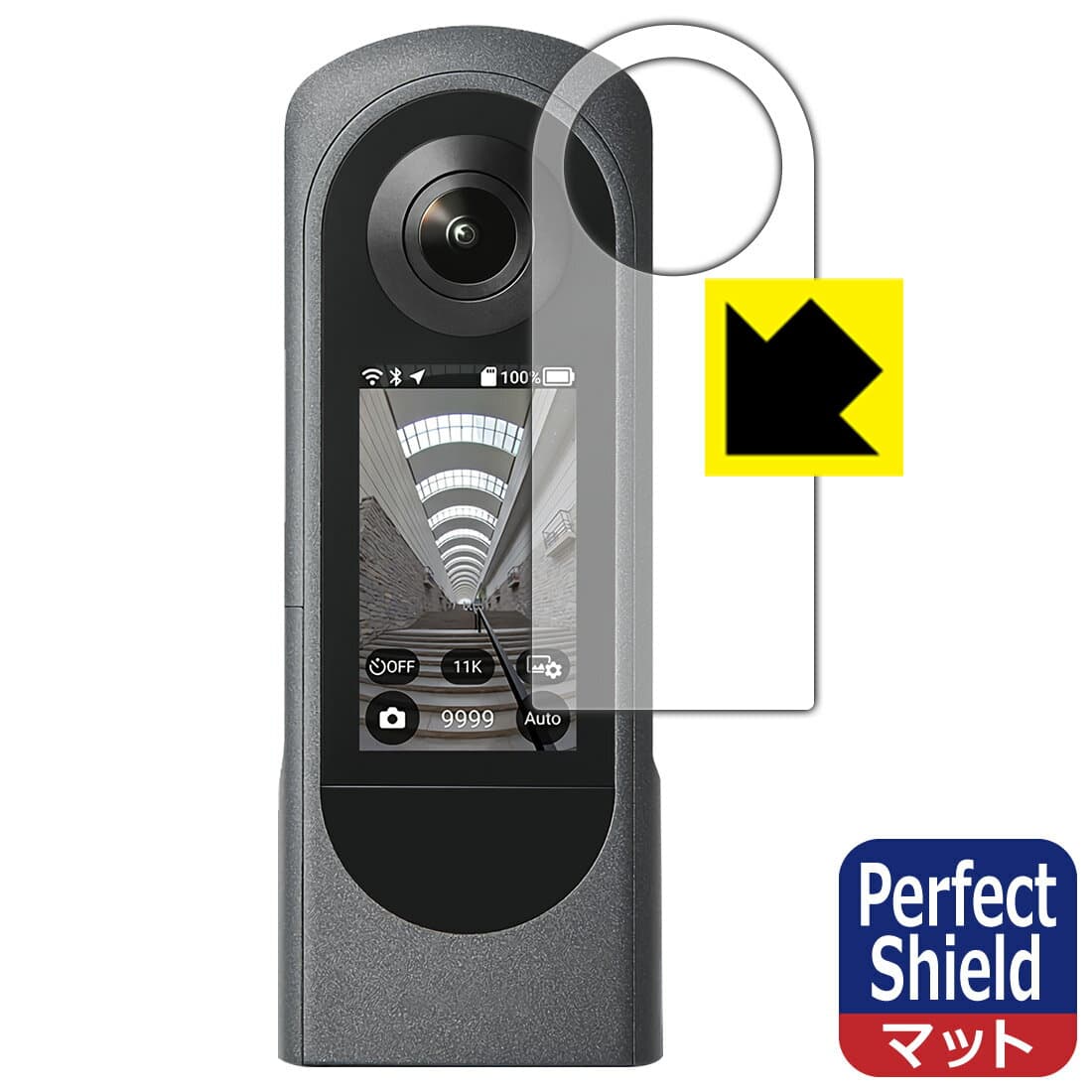 Perfect Shield【 反射低減 】保護フィルム RICOH THETA X 日本製 自社製造直販