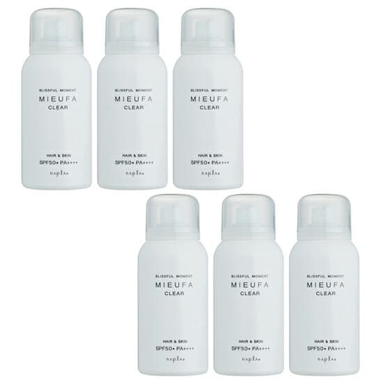 ナプラ ミーファ フレグランスUVスプレー クリア 80g 【6個セット】