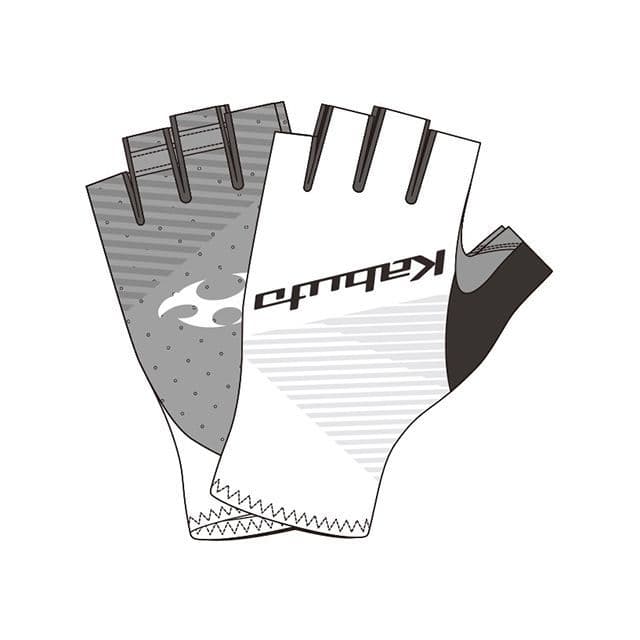 オージーケーカブト（自転車） グローブ PRG-10 指切りタイプ（ホワイト） サイズ XS