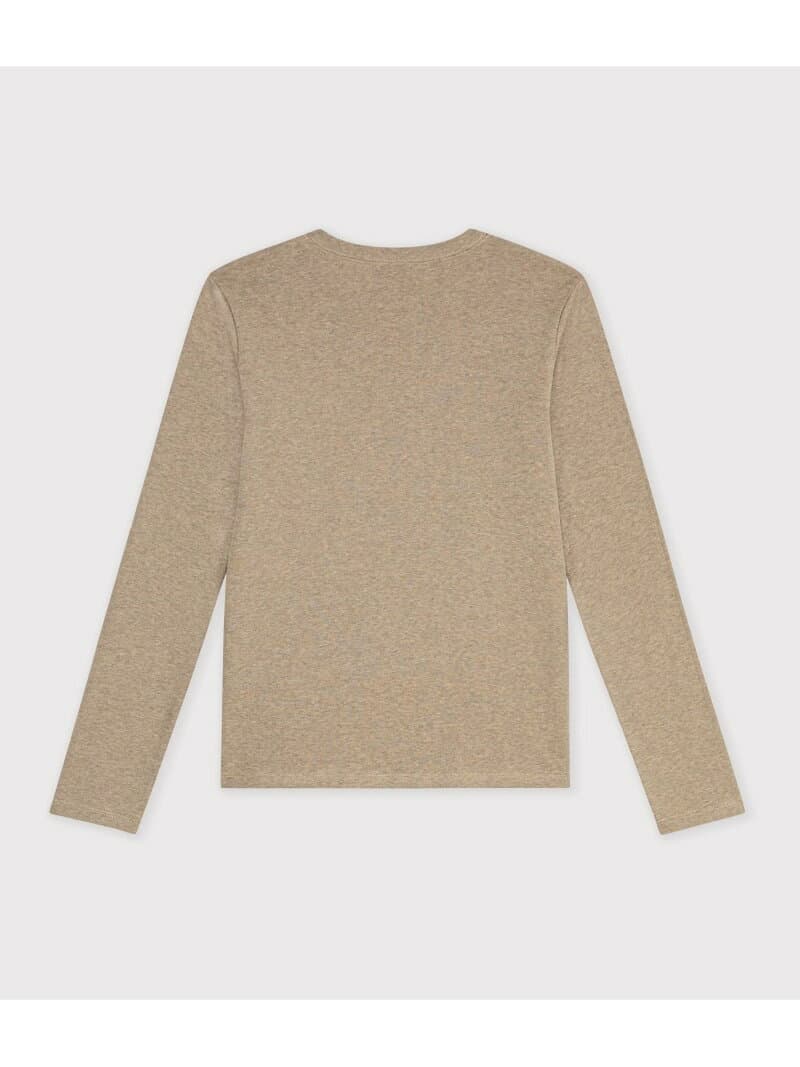 クルーネック長袖Tシャツ PETIT BATEAU プチバトー トップス カットソー・Tシャツ ベージュ【送料無料】[Rakuten Fashion] thumbnail 2