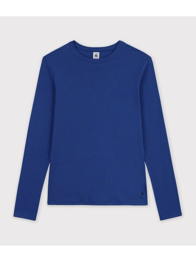 クルーネック長袖Tシャツ PETIT BATEAU プチバトー トップス カットソー・Tシャツ ピンク ブルー レッド【送料無料】[Rakuten Fashion] thumbnail 2