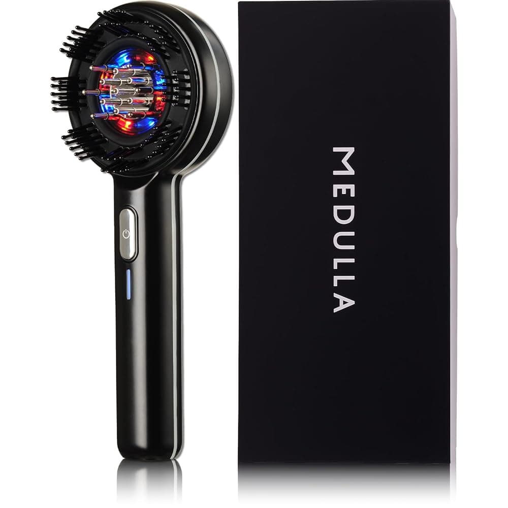 MEDULLA スカルプエアショット EMS 電気バリブラシ 頭皮ブラシ EMS 美顔器 リフトアップ フェイスケア