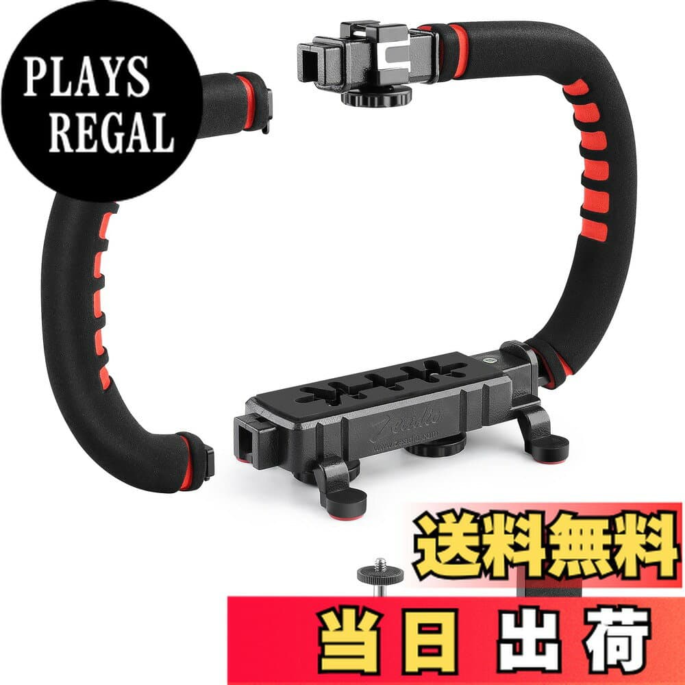 【送料無料】Zeadio カメラスマートフォンスタビライザー 色：ブラック、サイズ：Pro Version