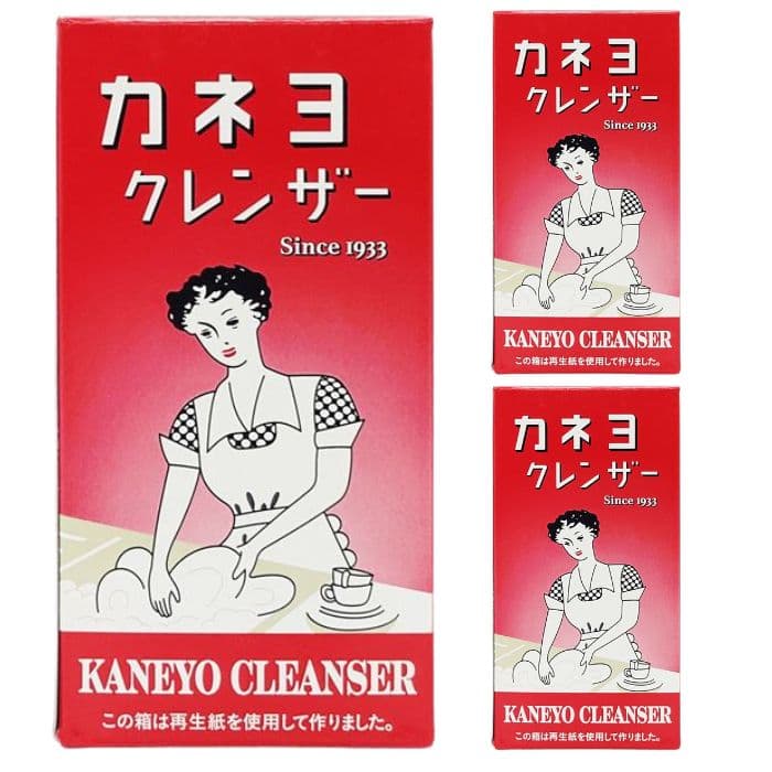 カネヨ石鹸 クレンザー 赤箱 350g × 3個セット 赤箱 粉末 洗剤 台所 キッチン 調理器具 浴室 お風呂 汚れ 油汚れ 掃除 日用品 送料無料