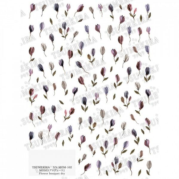 TSUMEKIRA(ツメキラ) ネイルシール MOMOプロデュース1 Flower bouquet dry NN-MOM-102 イングカワモト