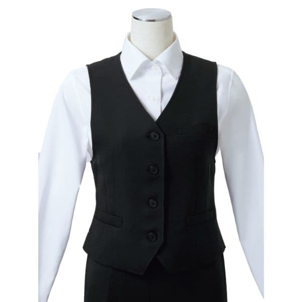 【1枚】住商モンブラン ユニフォーム GS6081-1_7 ベスト レディス 黒 7号 00441636 プロステ