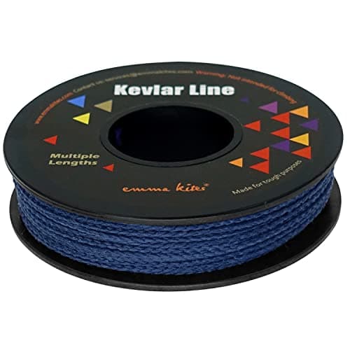 emma kites 100% ブレード ケブラーライン コード ブルー 10M x 90kg / 200lbサイズ 耐摩耗性 高強度 パラコード テントライン使用 キャンプ フィッシング サバイバル アウトドアスポーツ 一般用途 アクセサリーコード