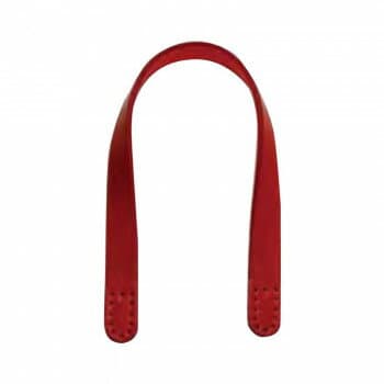 ソウヒロ joint クラフトパーツ 本革持ち手 2本手 約2cm幅×60cm 102/赤 JTM-K7