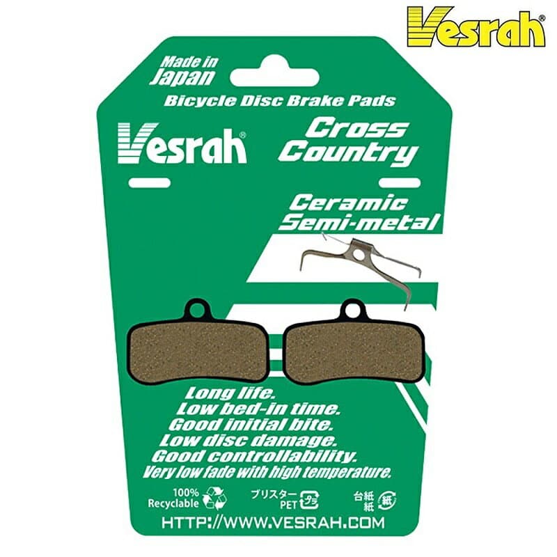 ベスラ ディスクブレーキパッド BP-034C クロスカントリー向き Vesrah