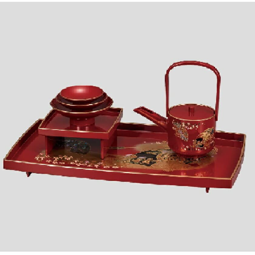 山中漆器 山中塗 京雅 屠蘇器